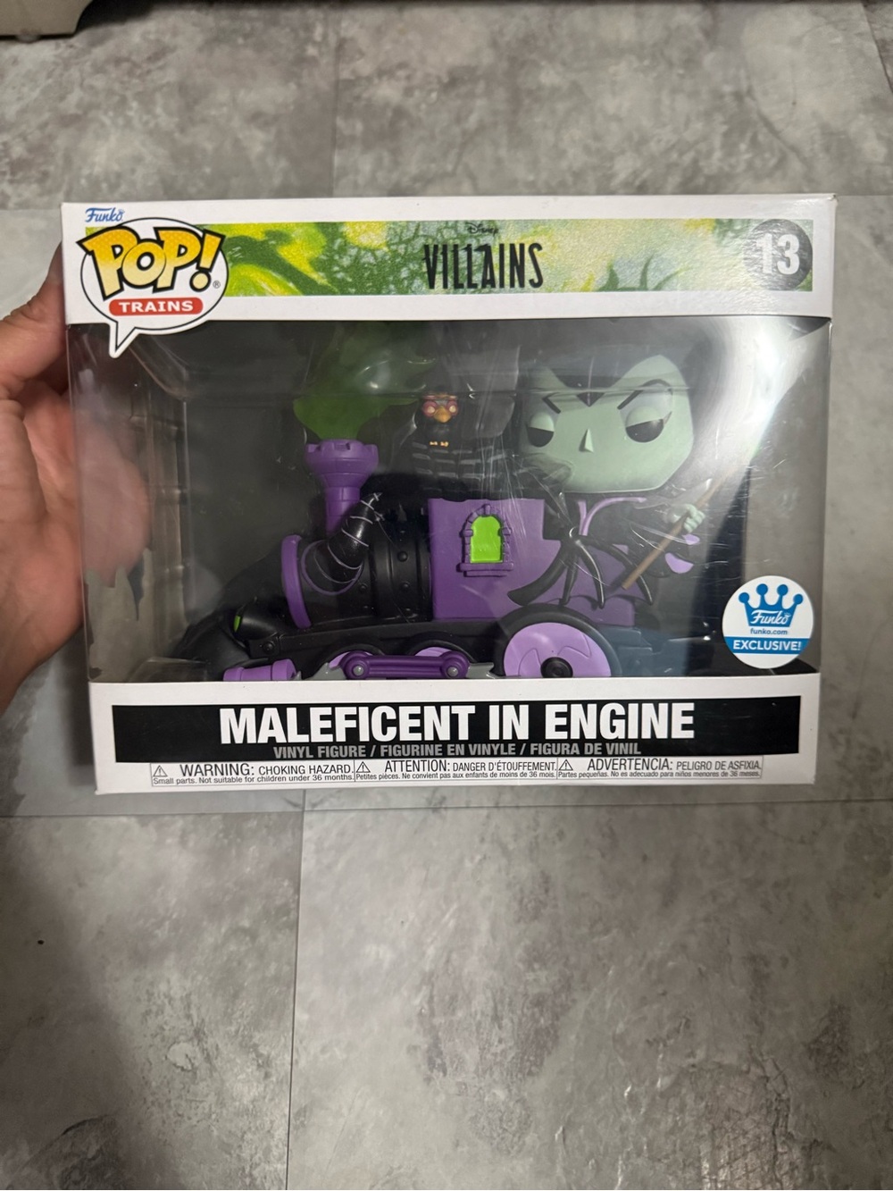 Funko maleficent in engine